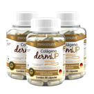 Kit 03 Colágenos DermUp Verisol Maxinutri + Vitaminas 90 Cap