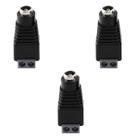 Kit 03 Conector Plug Adaptador P4 Femea Conex1000 Intelbras Unidades Cftv Cameras Vigilancia