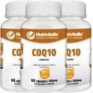 Kit 03 coq10 200mg 60caps nutrivitalle