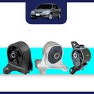 Kit 03 Coxim Calco Motor Câmbio Honda Civic 2001 A 2006 Man.