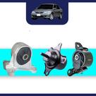 Kit 03 Coxim Calco Motor Honda Civic 2001 A 2006 Manual