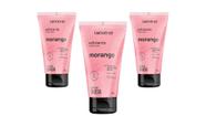 Kit 03 Creme Esfoliante Dia a Dia Morango 150g - Labotrat