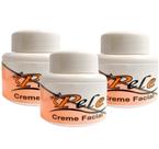 Kit 03 Creme Nova Pele Facial Clareador Melasma 25g