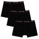 Kit 03 Cuecas Masculinas Boxer Cotton Basic Huxter Preto Kit 03 Cuecas Masculinas Boxer Cotton Basic Huxter Preto