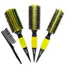 Kit 03 escovas pop amarelo fosco 45/55/64mm bonitta marco boni