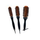 Kit 03 Escovas Térmicas Laranja LXT 25, 33 e 43 - 18K