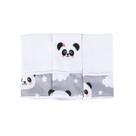 Kit 03 Fraldas de Boca Bordada Estampada Para Bebê Menina Menino Kit 03 Fraldas de Boca Bordada Estampada Para Bebê Menina Menino