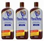 Kit 03 Frascos Oleo De Peroba King 500ml Tradicional
