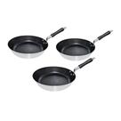 Kit 03 Frigideiras Hotel Industrial Antiaderente ABC - 30 cm