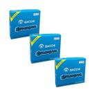 KIT 03 Grampo Para Grampeador 23/10 Galvanizado Caixa 1000 Unidades Bacchi