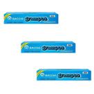 Kit 03 Grampo Para Grampeador 26/6 Galvanizado Caixa 1000 Unidades Bacchi