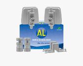 Kit 03 janela de correr 4 folhas