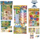 Kit 03 Jogo Tabuleiro Ilha do Tesouro + Bolsa de Valores + Shopkids