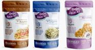 Kit 03 Konjac Massas Tipo Bucatini,Linguine,Noodles de 270g