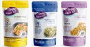 Kit 03 Konjac Massas Tipo Cabelo de Anjo,Linguine,Noodles de 270g