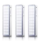 Kit 03 Luminárias de Emergência Led Intelbrás Autônoma Lea 31 com 30 Leds Branco Bivolt