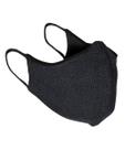Kit 03 Máscaras Femininas/Infantis de Tricot p/ Proteção 3D Knit Lavável ABNT 1002/20 PRETO MESCLA
