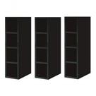 Kit 03 Nichos Garrafeiro Adega 100% Mdf Bp Garrafas Preto