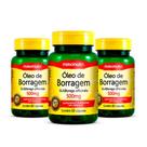 Kit 03 Oleo de Borragem 500mg com 60 Capsulas Loja Maxinutri