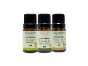 Kit 03 óleos essenciais de alecrim melaleuca e cravo 10ml belezanatu