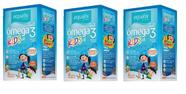 Kit 03 Ômega3 Pro Kids 30 Cápsulas Mastigável - Equaliv