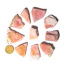 Kit 03 Opala Rosa Natural Pedra Bruta 20 a 60mm 1 a 10g