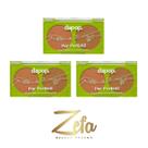 Kit 03 Paleta Duo Blush Matte E Contorno Matte Cor A - Dapop