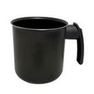 Kit 03 Pçs Caneco Alumínio Preto Teflon Antiaderente N10-12-14 Pegador Baquelite Docesar