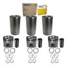 Kit 03 Pistão Anél Camisa Std John Deere 6068htj Novo Mahle K9946STDWS