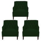 Kit 03 Poltronas Genesis Verde