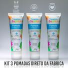 Kit 03 Pomadas Prevenção de Assaduras TURMINHA DA BAGUNÇA 45g - Vegano
