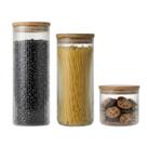 Kit 03 Potes Hermético Vidro 1,4 Litros / 1,8 Litros / 700ml