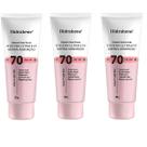 Kit 03 Protetor Solar Fps 70 Rápida Absorção 50g - Hidrabene