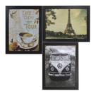 Kit 03 Quadros Decorativos Sortidos 45x35 - D'Rossi