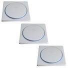 KIT 03 Ralo Click Banheiro Inox Quadrado 10x10 Cromado KIT 03 Ralo Click Banheiro Inox Quadrado 10x10 Cromado