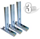 kit 03 Suporte reforçado fixo para motor basculante portão