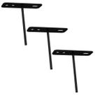 Kit 03 Suportes De Refletor Led Canhão de Luz Fachada Banner Base Estaca Jardim Iluminação Kit 03 Suportes De Refletor Led Canhão de Luz Fachada Banner Base Estaca Jardim Iluminação