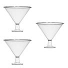 Kit 03 Taça Martine Doceira Bomboniere Sobremesas 1100ml