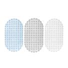 Kit 03 Tapete Oval Banheiro Box Antiderrapante PVC 60cmx32cm