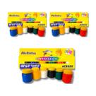 Kit 03 Tinta Guache Tempera Guache 15ml 6 Cores Abelinhas - Acrilex