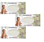 Kit 03 Toalha Umedecida Personalidade Baby 50 Un.- Eurofral