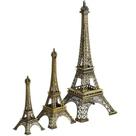 Kit 03 Torre Eiffel Paris Enfeite Miniatura Decoração P M G