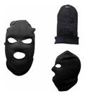 Kit 03 Touca Capuz Ninja 3 Furos Motociclista Militar Lã