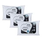 Kit 03 Travesseiros Altenburg Suporte Extra Firme 0,50x0,70m 180 Fios