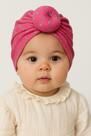 Kit 03 Turbante Touca Fechado Infantil Bebê Nó Kids Moda Zoe Estampa De Bolinhas Delicado e Fofo