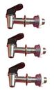 KIT 03 UN Torneira De Plastico Para Filtro Barro Alavanca Cromada Gama