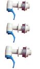 KIT 03 UN Torneira Filtro Barro Automática Branca Azul Gama