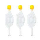 Kit 03 unidades Airlock Tipo S Air Lock Para Fermentação Cerveja Kombucha Hidromel Vinho Conserva
