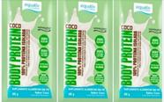 Kit 03 unidades de Body Protein Sabor Coco de Sache de 20g-Equaliv
