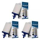 Kit 03 Velas Para Filtro Barro Alcalina Premium Tripla Ação - Oasis